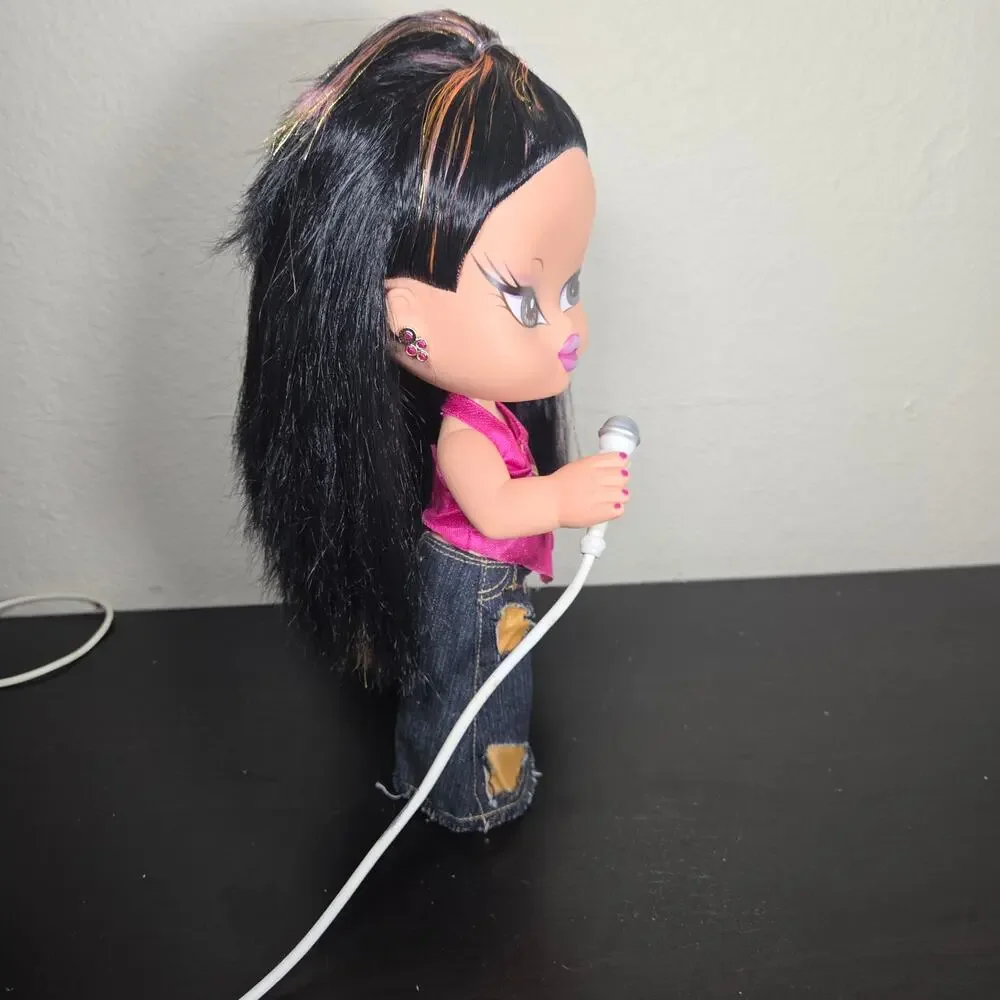 Vintage Bratz Big Babyz The Movie Karaoke Jade Doll with Karaoke Machine